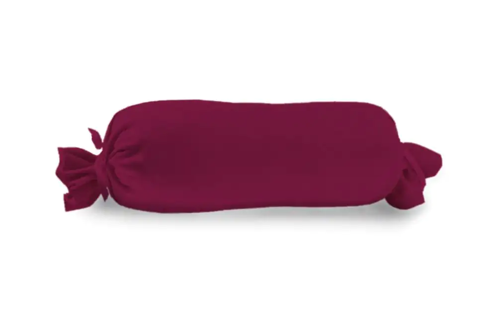 Vario Kissenbezug Jersey für Nackenrolle, bordeaux, 15 x 40 cm