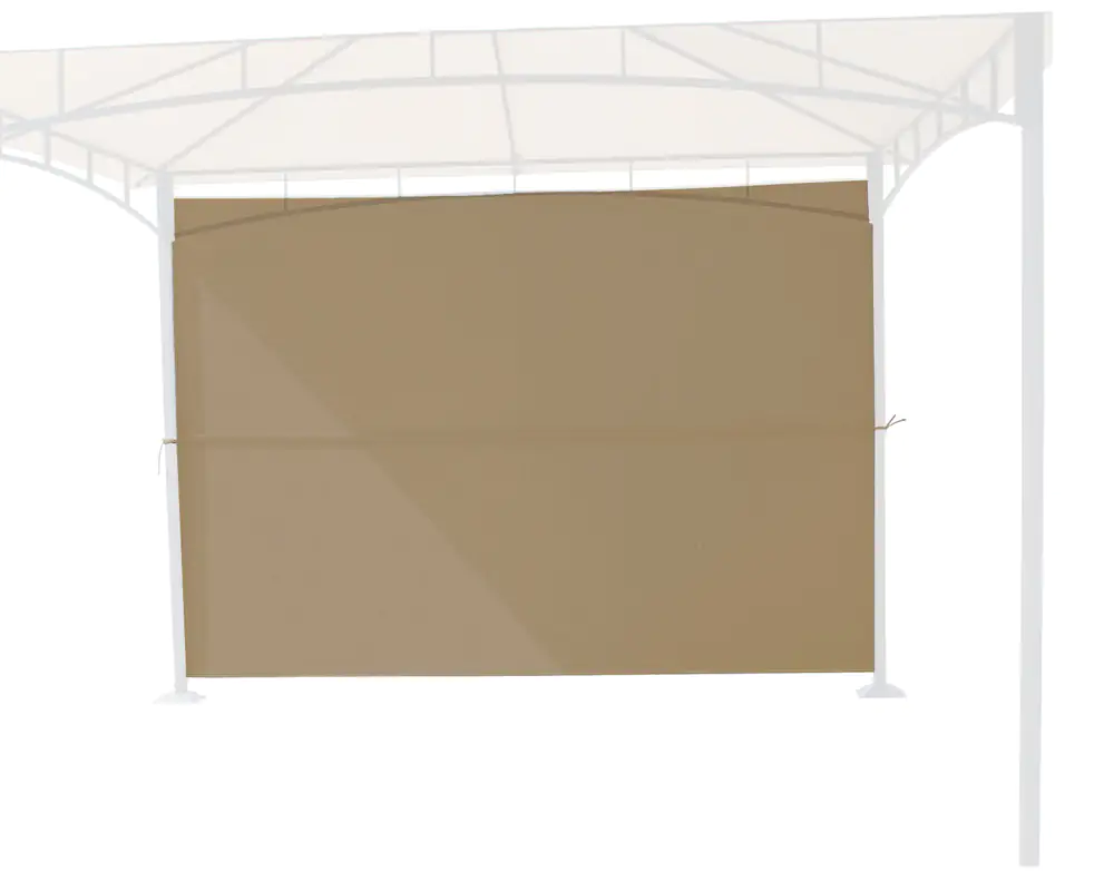 TrendLine Seitenteil zu Pavillon Menorca 290 x 200 cm beige 1 Stück