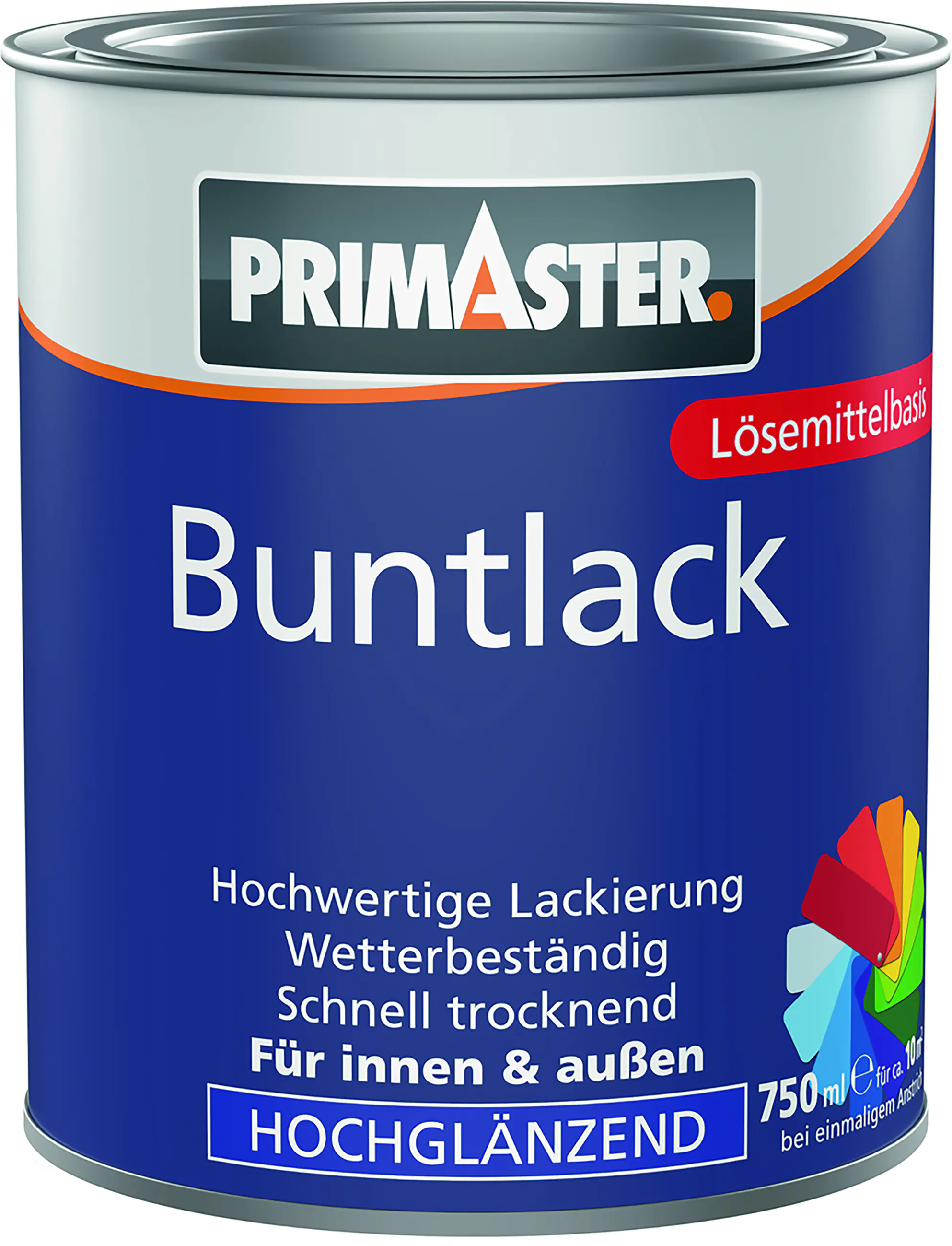 Primaster Buntlack 750 ml enzianblau hochglänzend