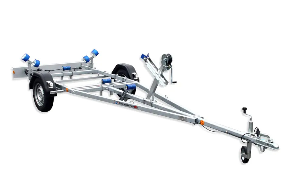 TPV Bootstrailer BA 750-R mit Doppelrollen ungebremst 750kg für Bootslänge bis zu 5,50m