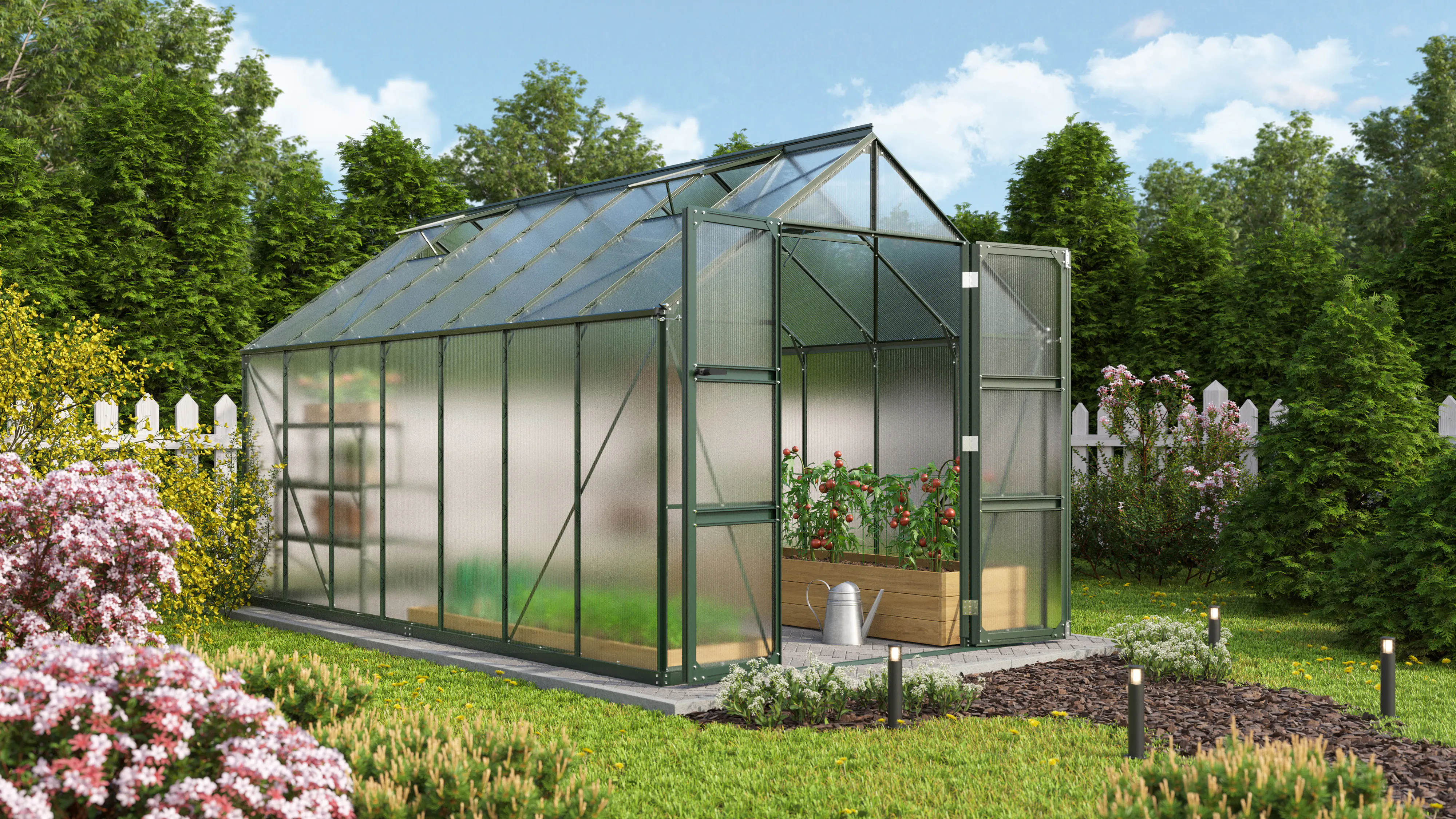 Vitavia Gewächshaus Domus 11500 257 x 448 cm 4 mm HPK