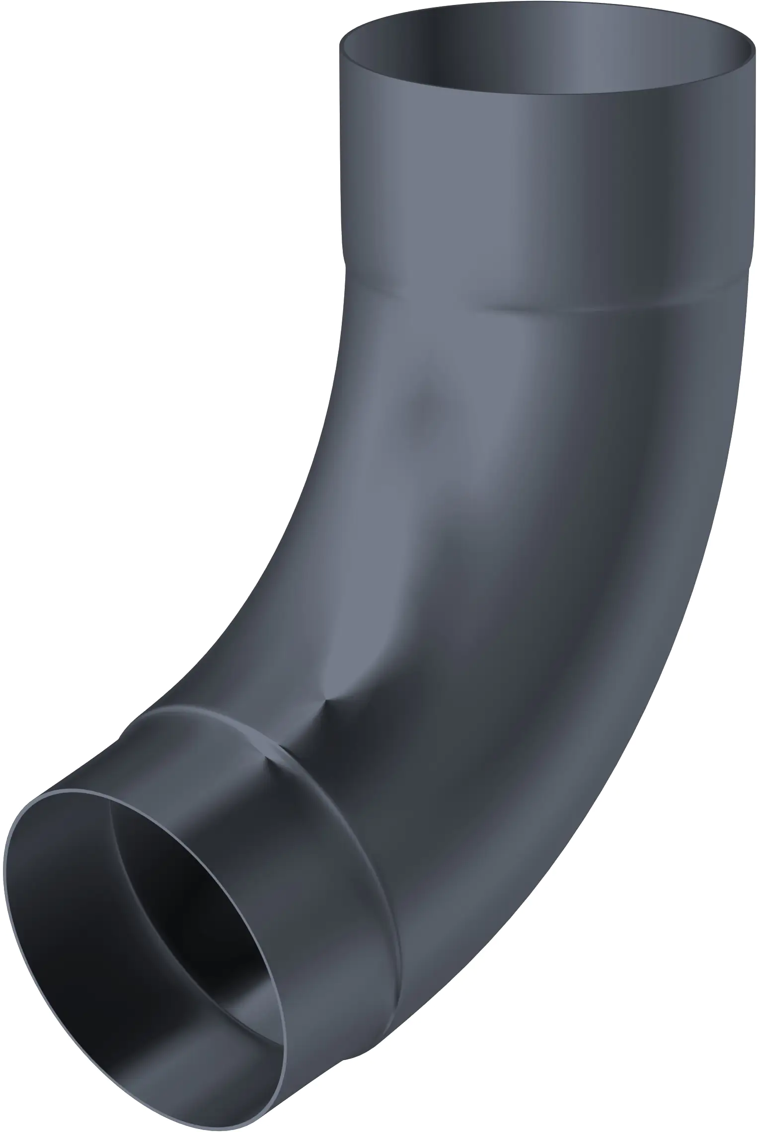 Sarei Fallrohrbogen DN 60/72° Alu-anthrazit