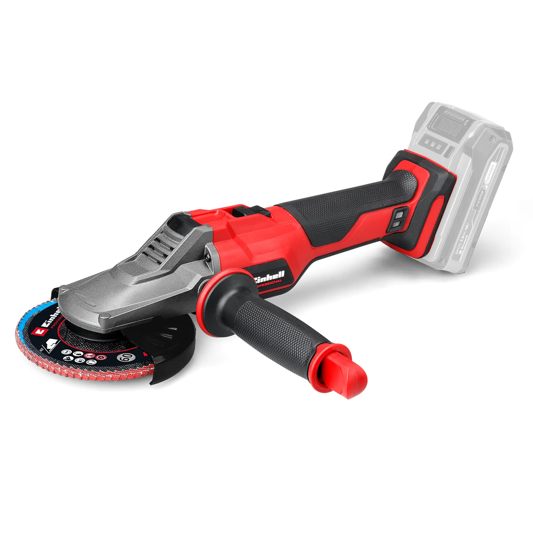 Einhell Professional Akku-Flachkopf-Winkelschleifer TP-AG 18/125 F Li BL Solo