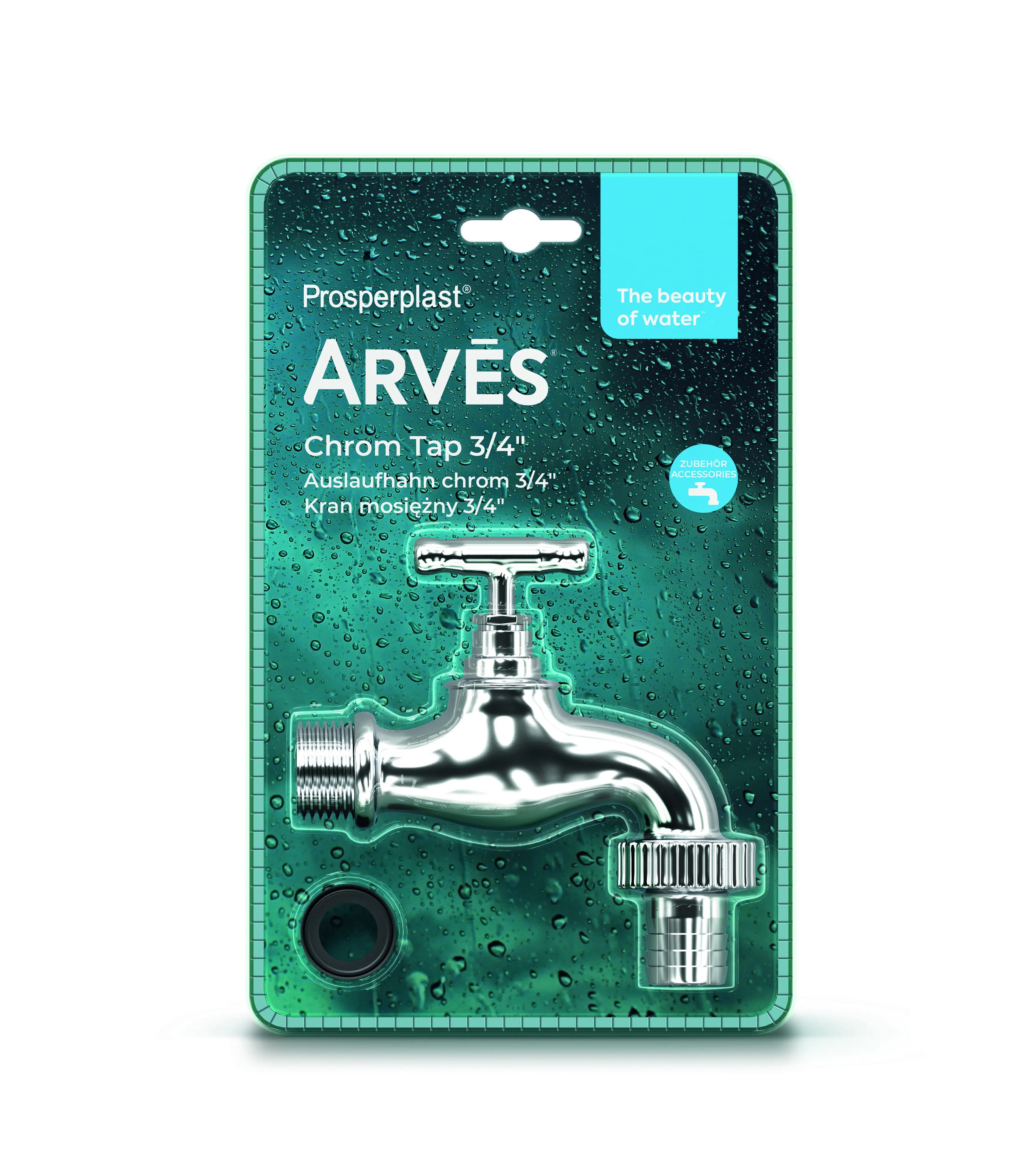 Prosperplast Auslaufhahn Arves 19 mm (3/4") Chrom