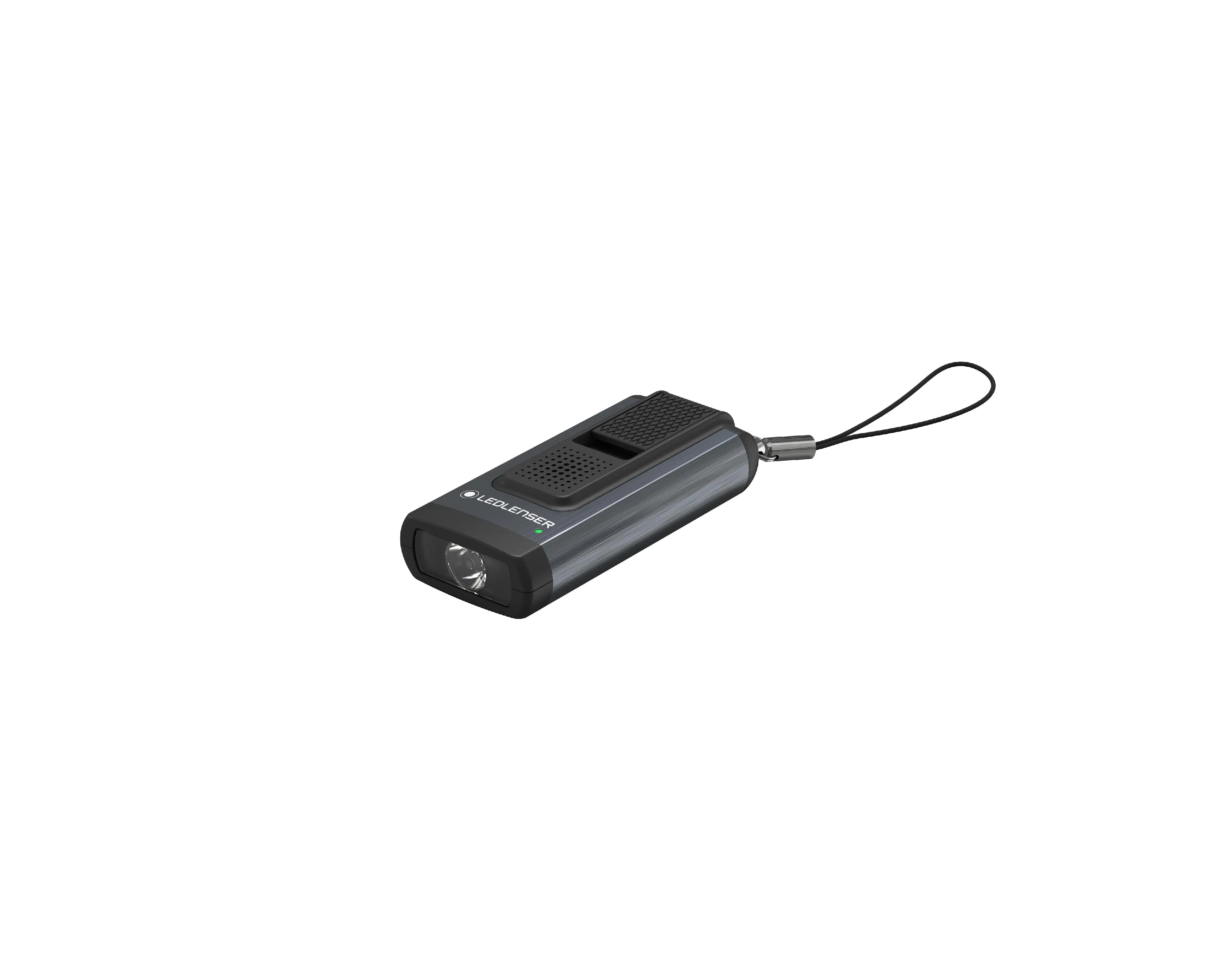 Ledlenser LED Taschenlampe K6R grau Schlüsselanhängerleuchte, Alarmsignal