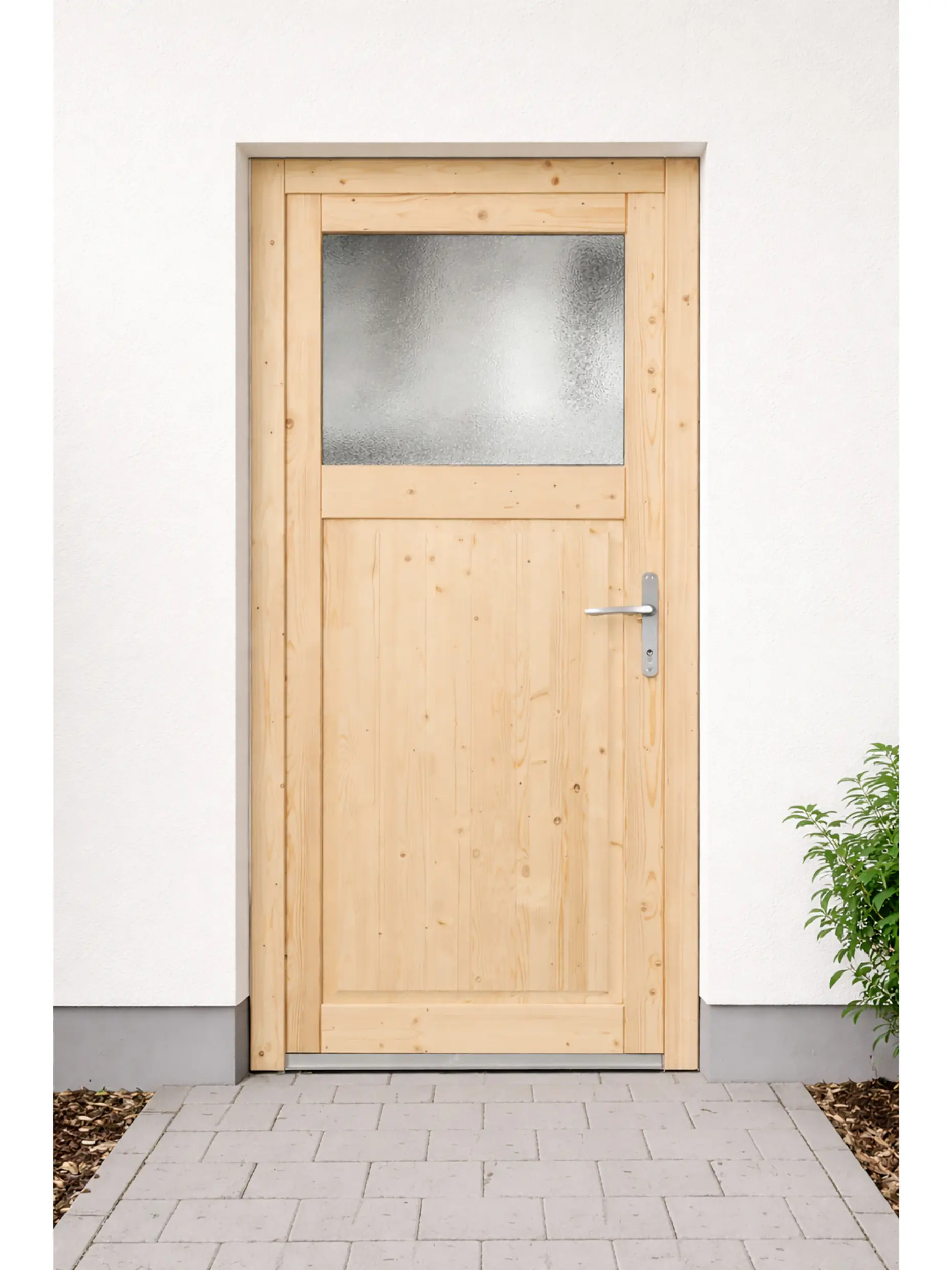 Panto Nebeneingangstür Holz 501 88 x 198 cm DIN rechts