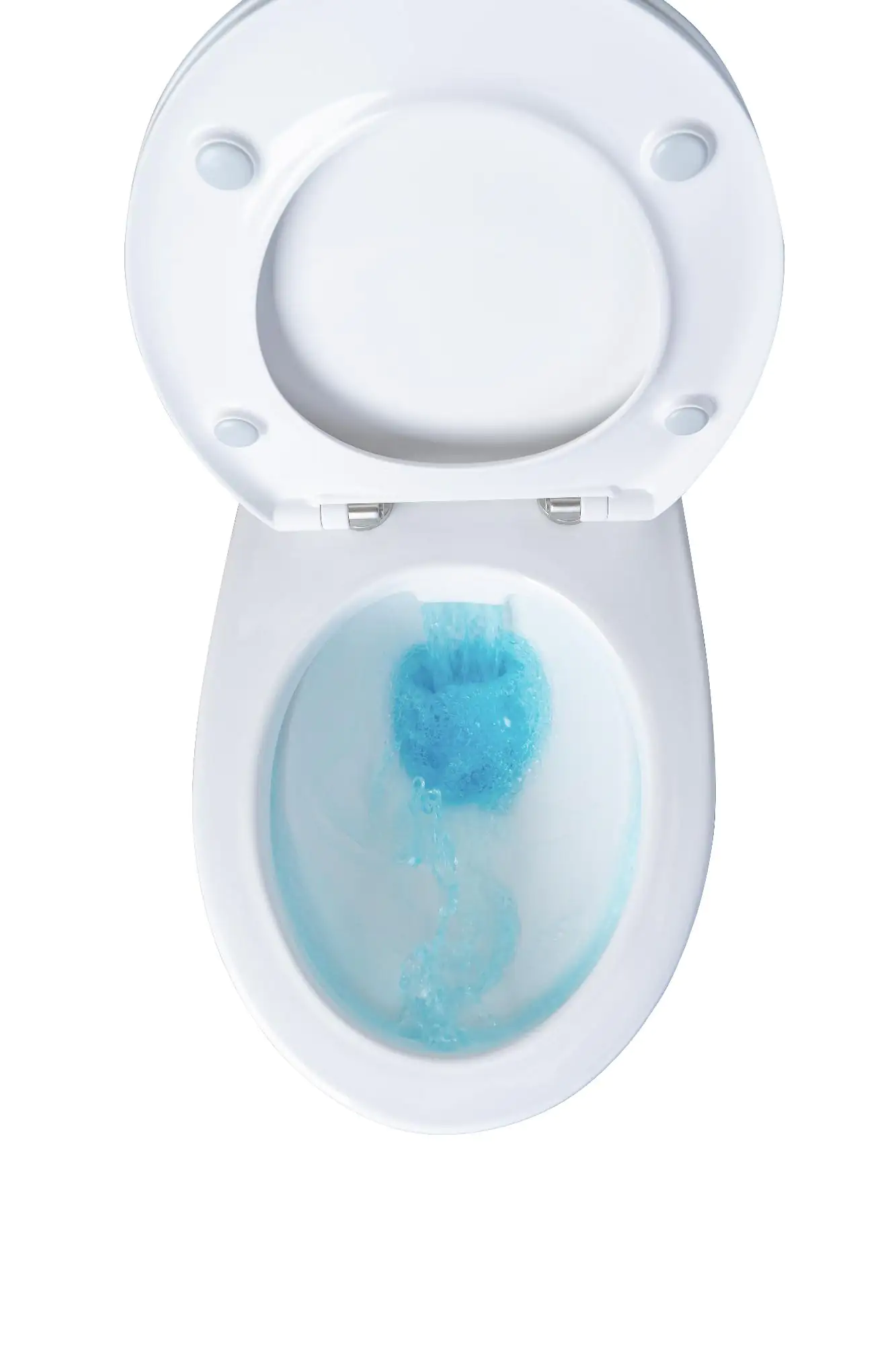 Primaster Wand WC spülrandlos Megara Tiefspüler weiß inkl. WC Sitz