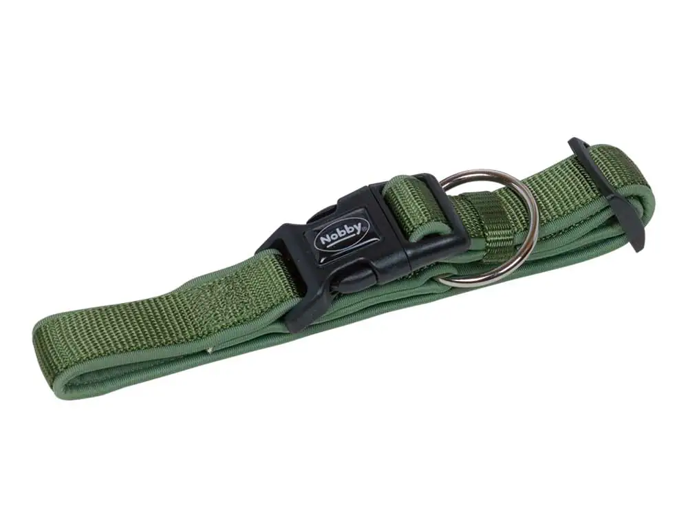 Nobby Hundehalsband Classic Preno M-L waldgrün