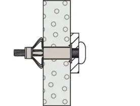 Fischer Hohlraumdübel aus Metall 6.0 x 52 mm - 20 Stück