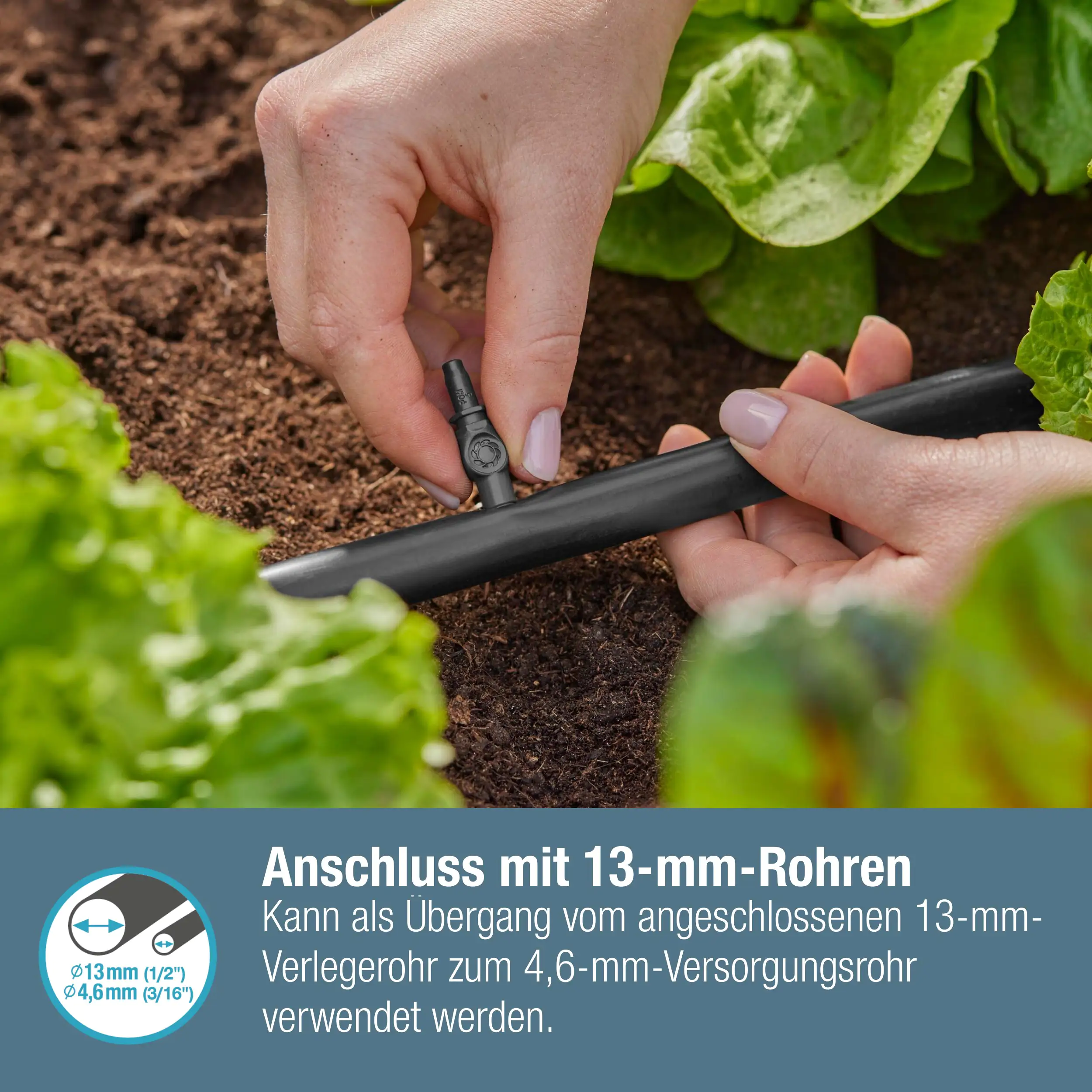 Gardena Verbinder, 4,6 mm (3/16")