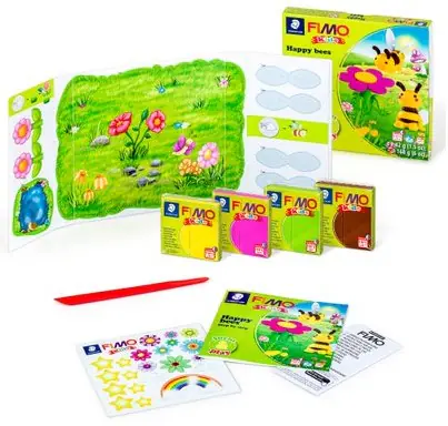 Fimo Modelliermasse kids Form & Play Set Happy Bees