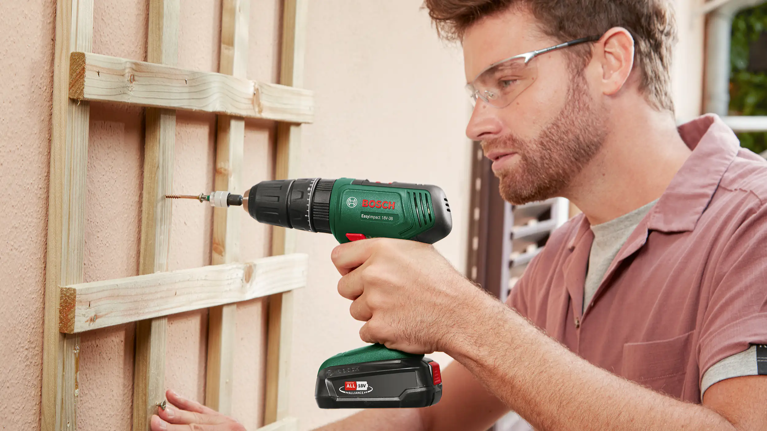 Bosch Akku-Schlagbohrmaschine EasyImpact 18V-38 inkl. Akku und Ladegerät