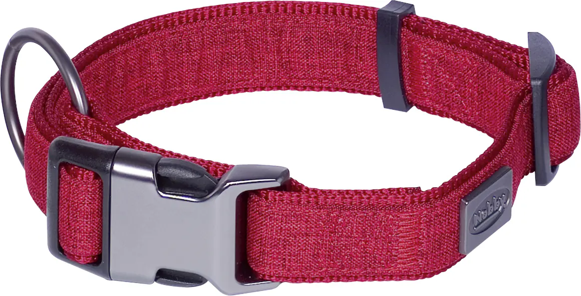 Nobby Halsband Linen Deluxe rot