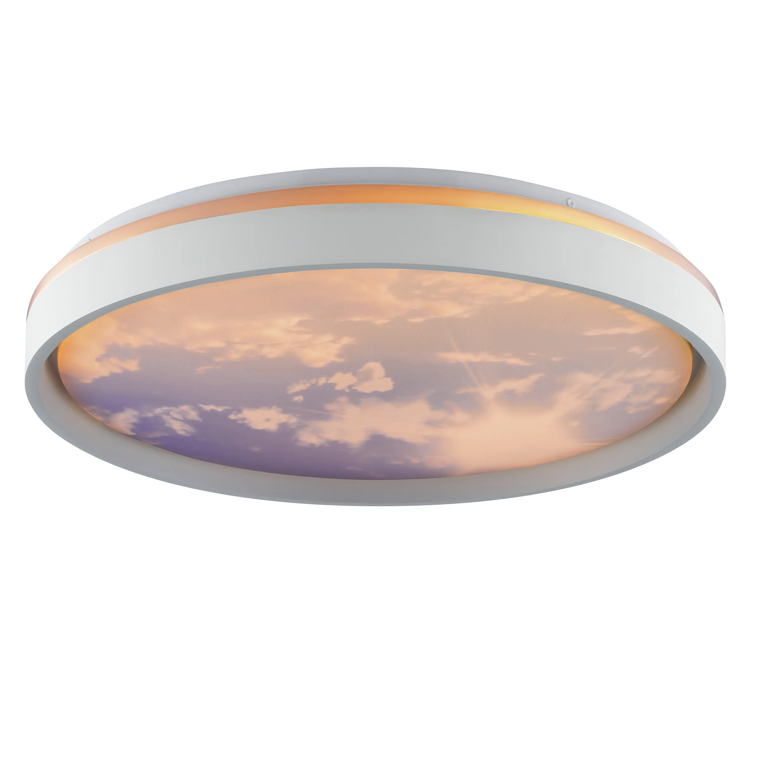 Brilliant LED-Deckenlampe Sky-Dream Ø49 cm metall grau CCT