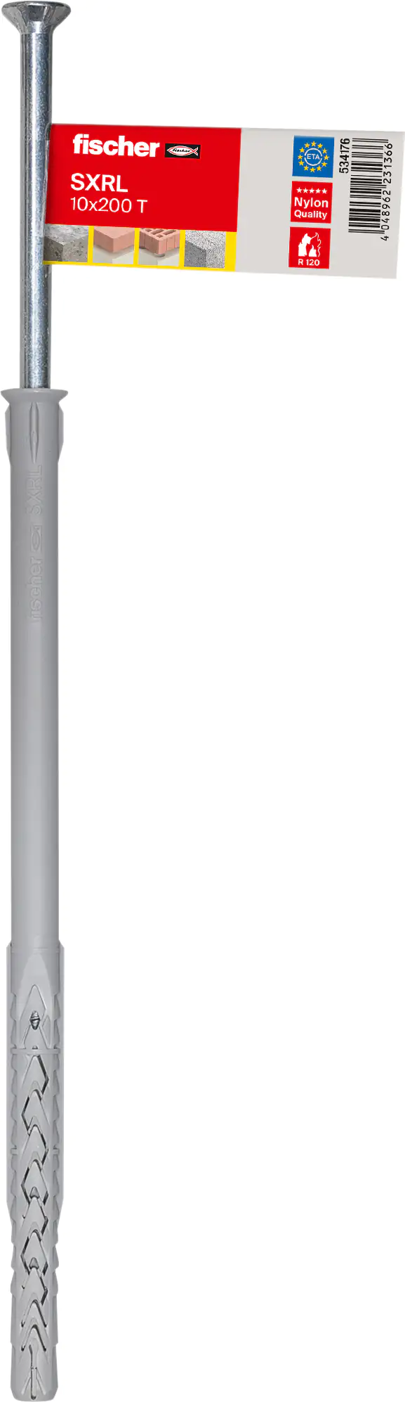 Fischer Dübel-Set Duopower 8.0 x 40 mm - 4 Stück