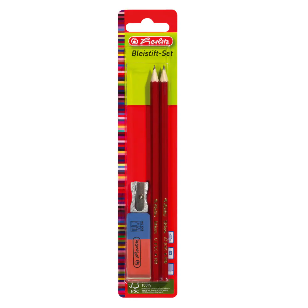 herlitz Bleistift-Set Skizzo 4-teilig 174 mm