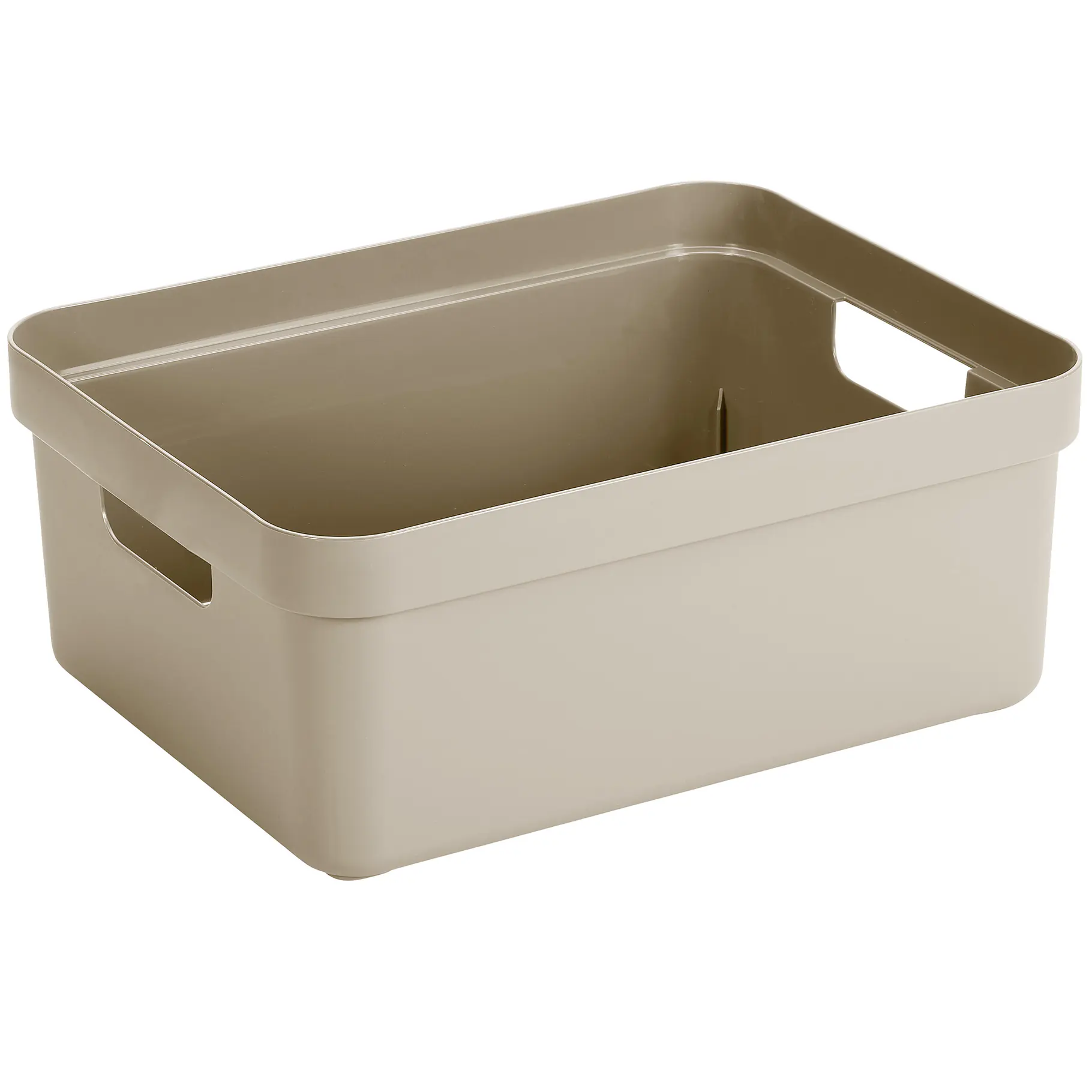 Sunware Aufbewahrungsbox Sigma Home mit Griffen 44,5 x 34,5 cm 24 L beige 3er Set