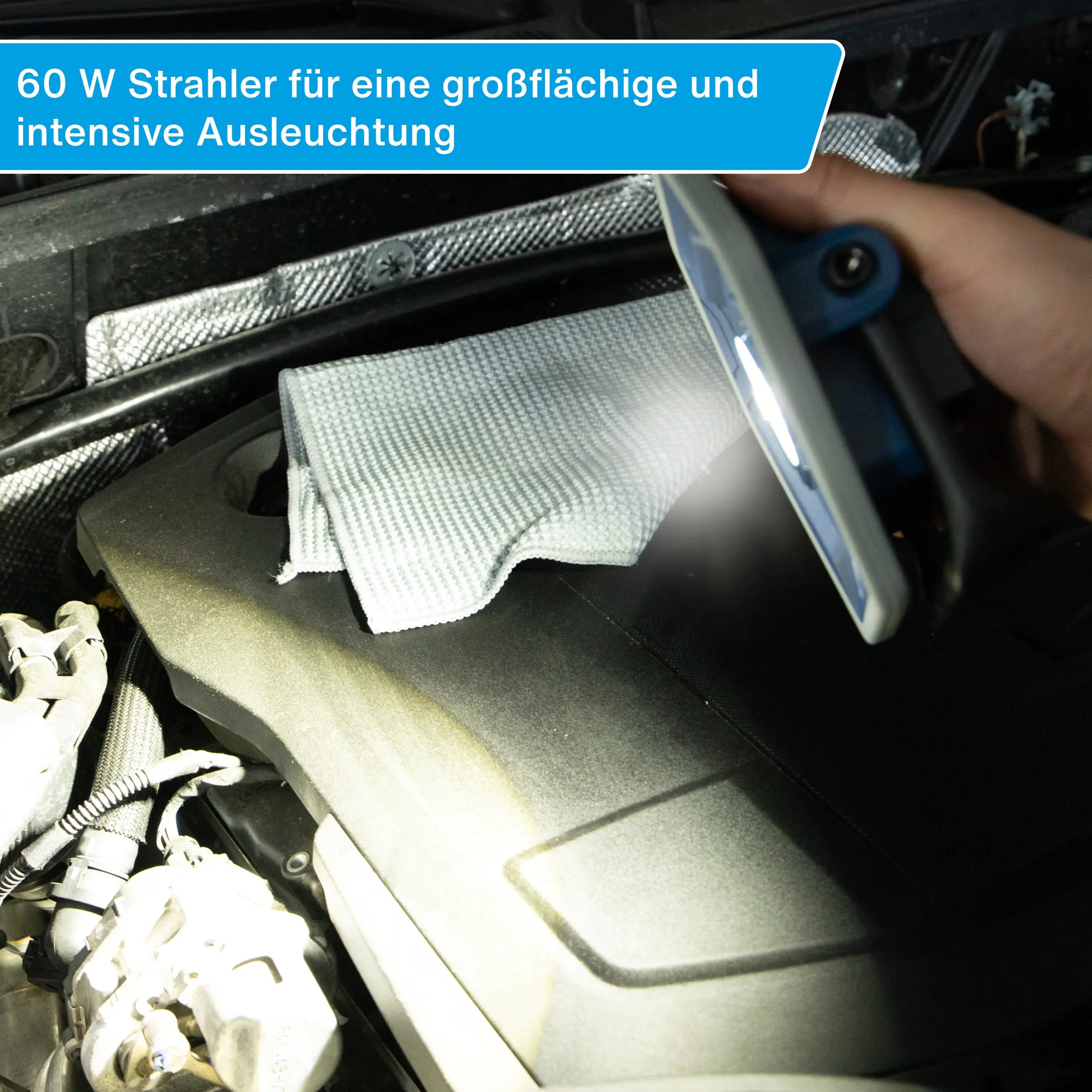 Cartrend LED-Flutlichtstrahler mit neigbaren Magnetfuß 3000 Lumen