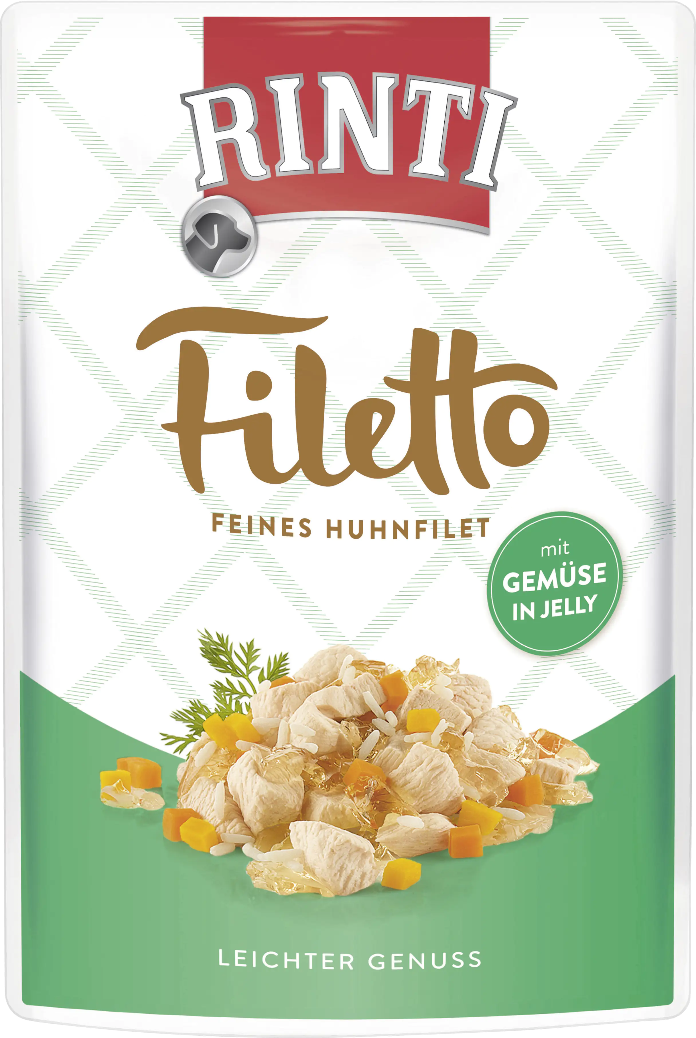 Rinti Filetto Hundenassfutter Adult 100 g Huhnfilet & Gemüse