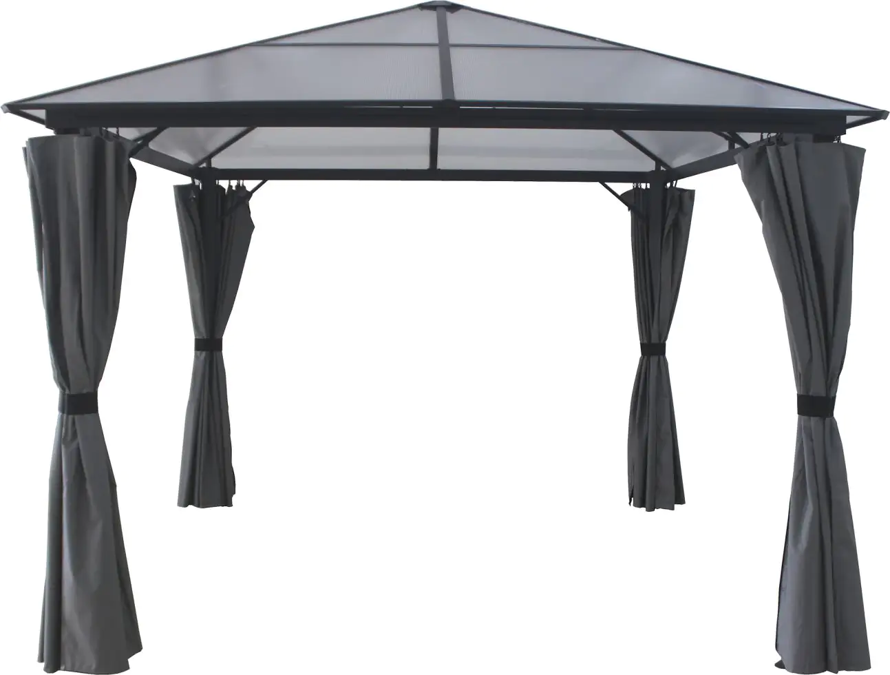 Primaster Ersatzdach für Pavillon Boston 295 x 295 cm schwarz-braun