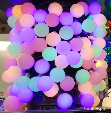 TrendLine Partylichterkette 80 Lichter bunt