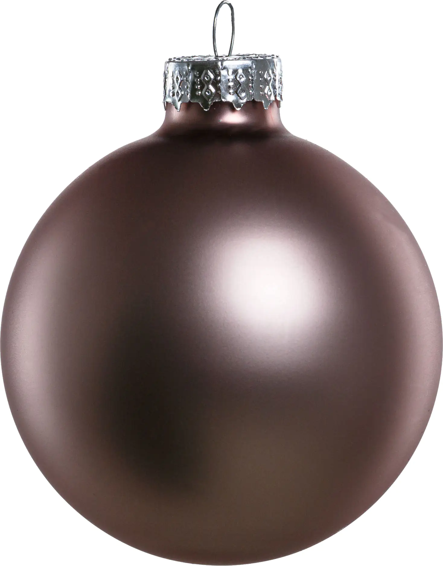 TrendLine Weihnachtskugeln aus Glas Ø 5/ 5,7/ 6,7 cm rosa 42 Stück