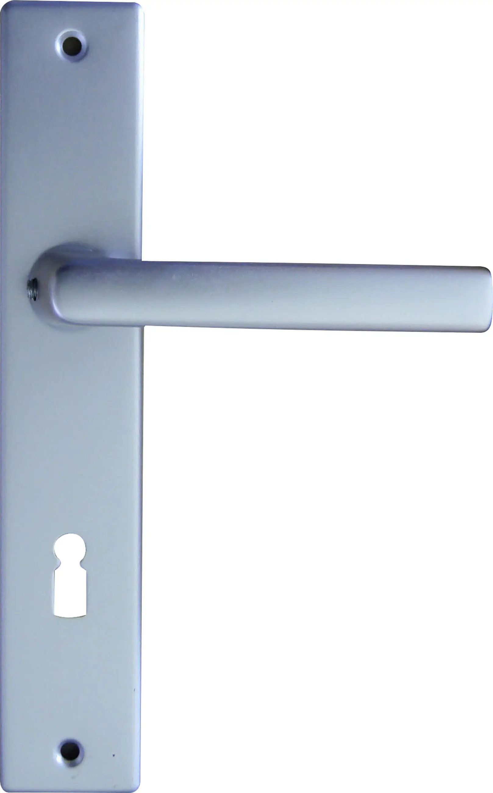 Südmetall Türgriff-Garnitur Langschild Bonn BB Aluminium F1 eloxiert silber 221 x 40 mm