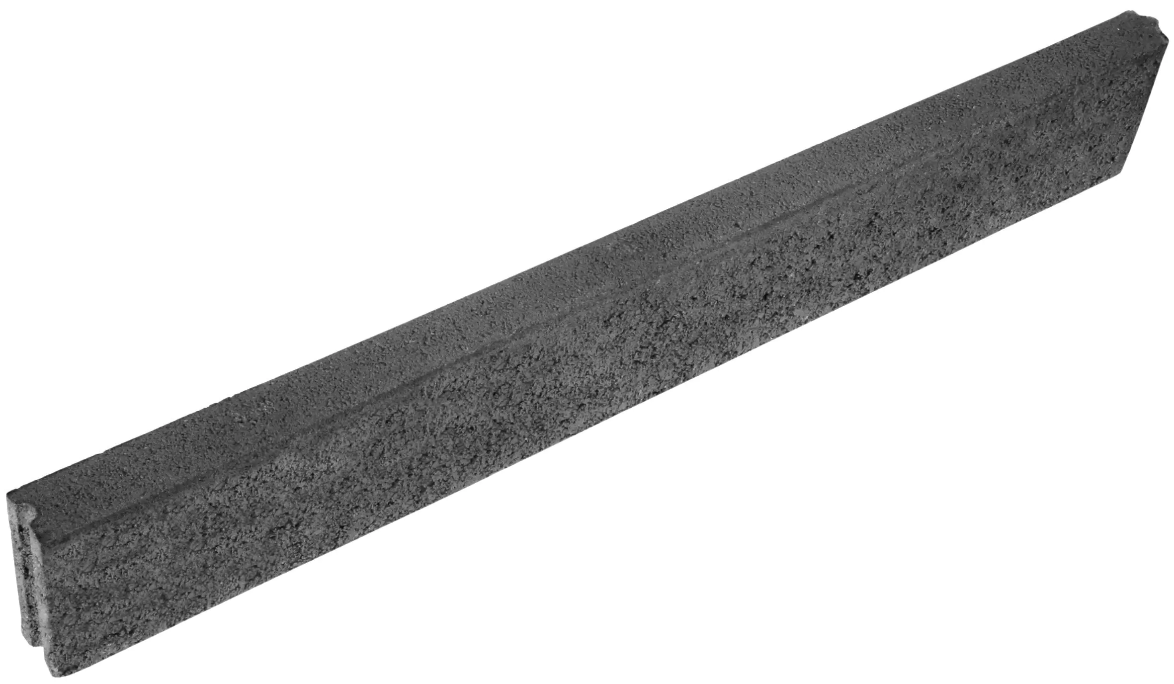 EHL Rasenkantenstein abgerundet 100 x 15 x 5 cm anthrazit