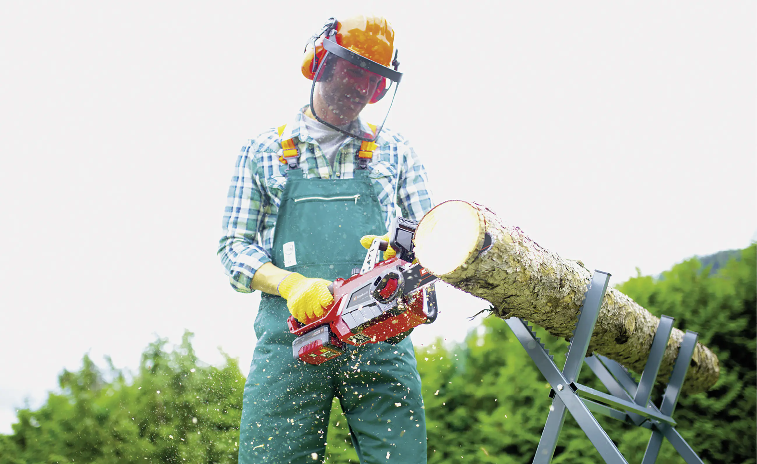 Einhell Akku-Kettensäge GE-LC 18/25-1 Li Kit 25 cm Schwertlänge mit 3,0 Ah Akku