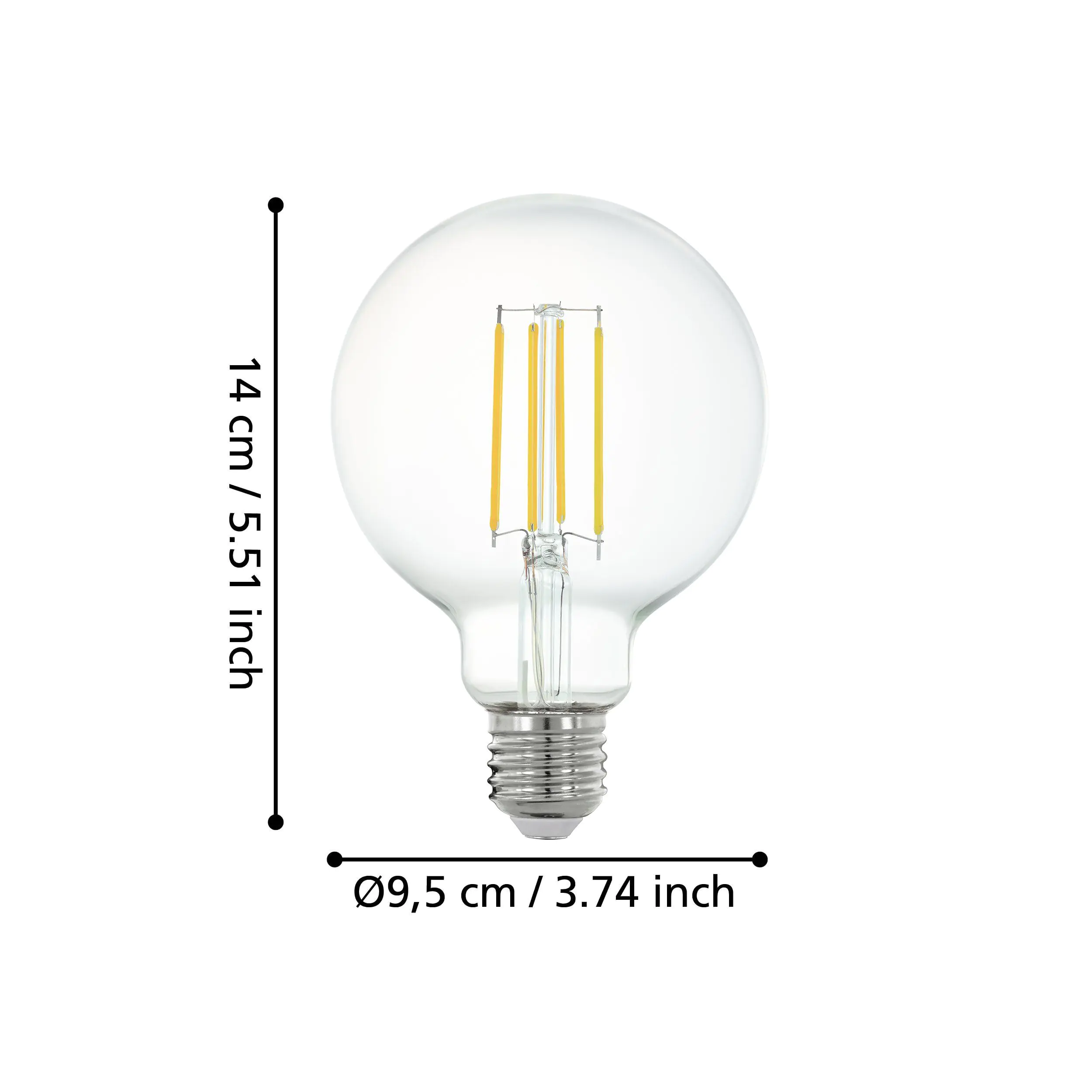 Eglo Connect LED Leuchtmittel-Z G95 Globeform E27-6W Smart Home connect.Z
