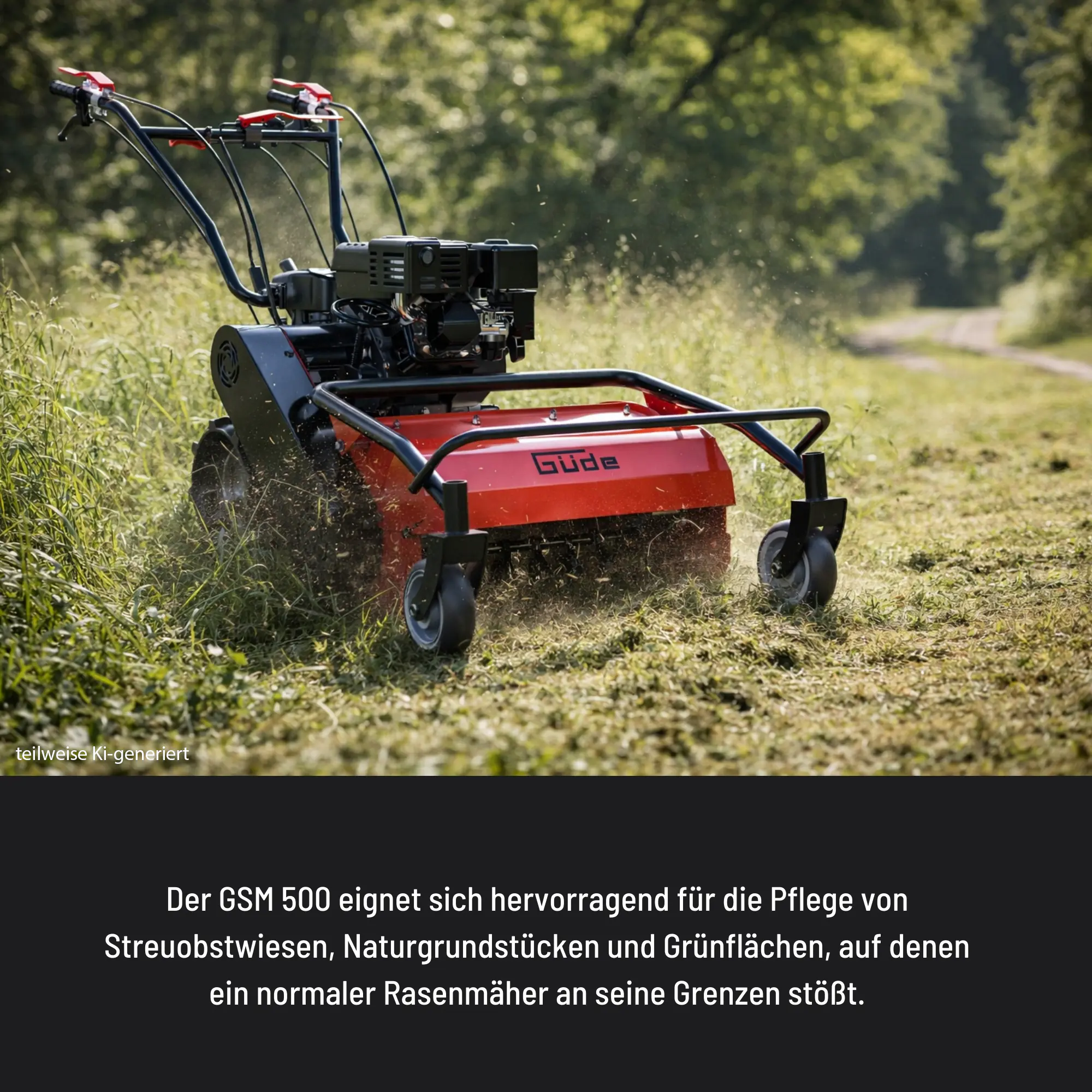 Güde Benzin Schlegelmulcher Q9 GSM 500 Schnittbreite 50cm