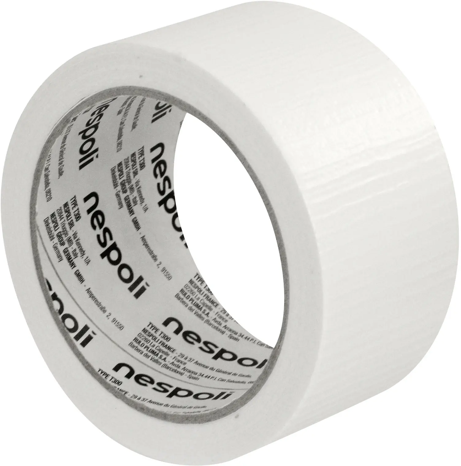 Nespoli Gewebeband Profi weiß 50 mm x 25 m 