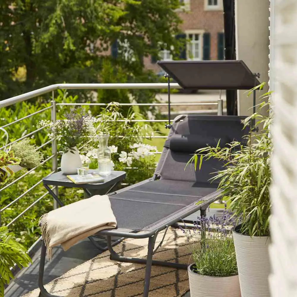 Siena Garden Campingliege Premium anthrazit