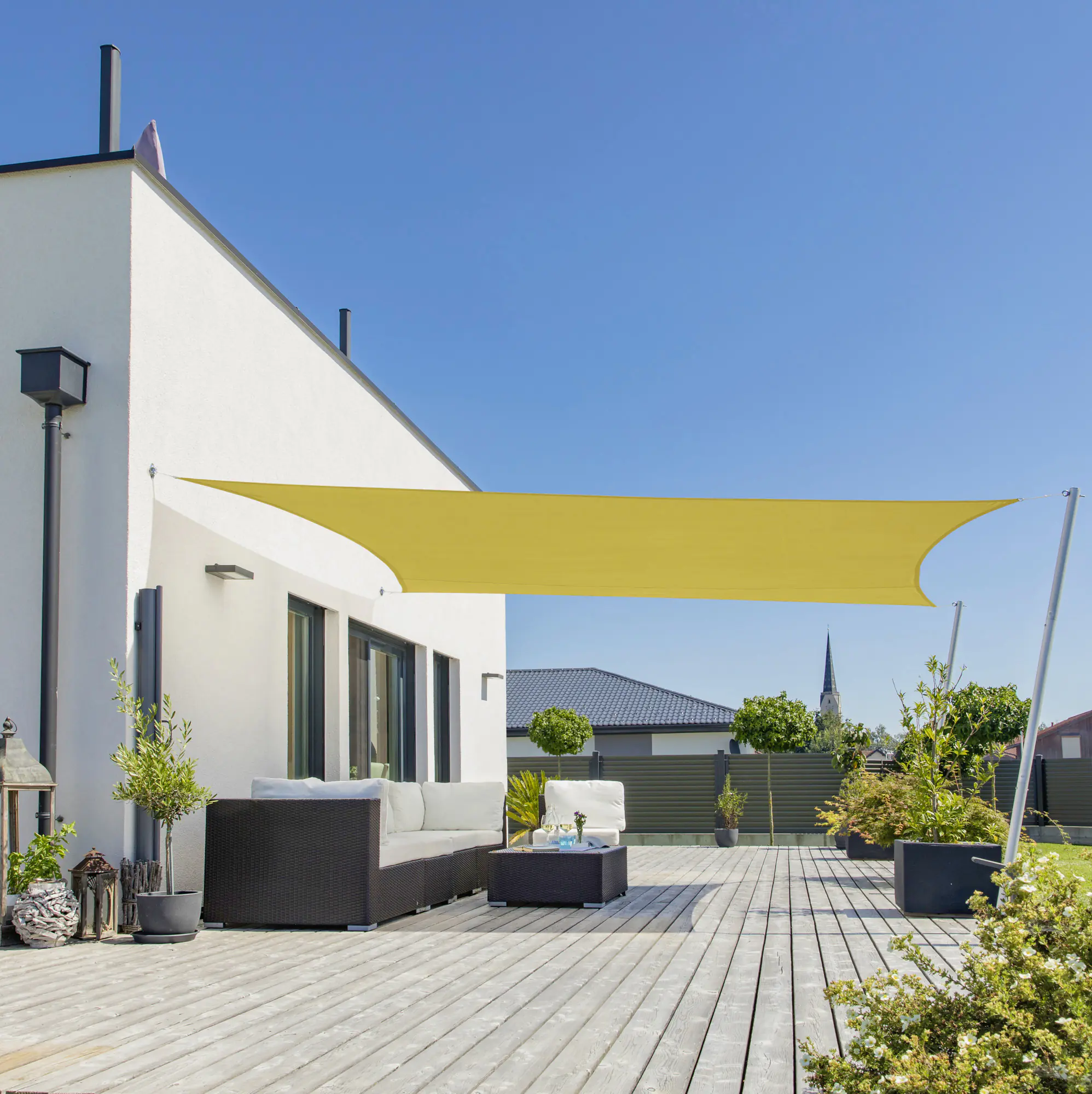 Windhager Sonnensegel Cannes gelb 2 x 3 m