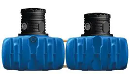 4rain Flat S Flachtank 6000 L inkl. Schachtverlängerung, begehbar