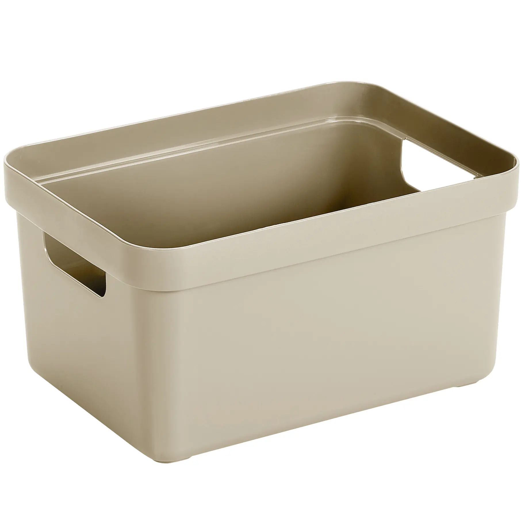 Sunware Aufbewahrungsbox Sigma Home mit Griffen 25,2 x 17,5 cm 5 L beige 3er Set