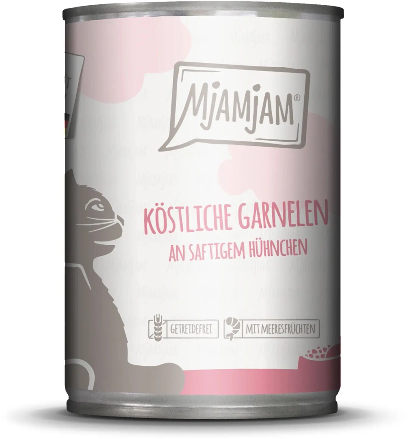 MjAMjAM Katzennassfutter Adult getreidefrei 400 g Garnelen & Huhn