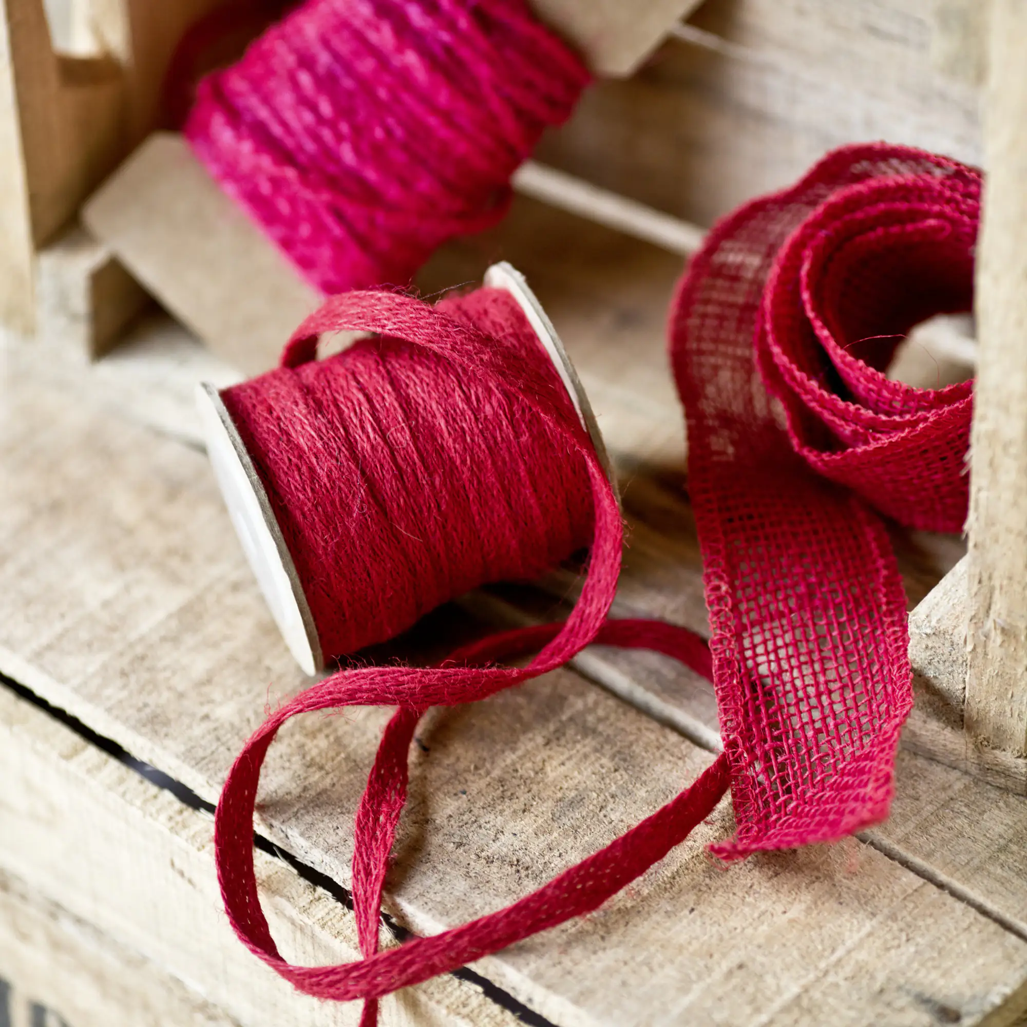 Windhager Jute Deko Band 1 cm x 20 m grün