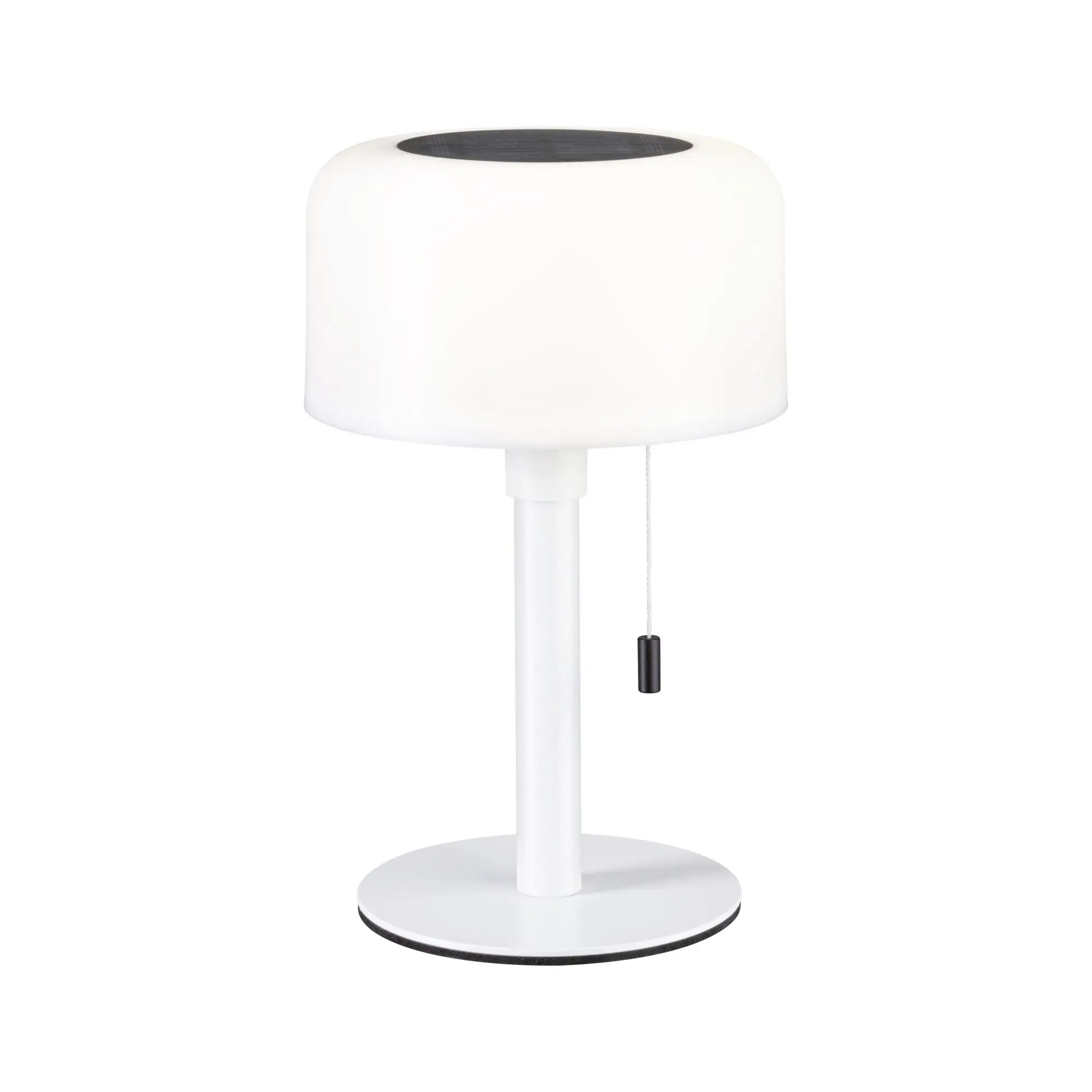 Paulmann Solar-Akku-Tischleuchte Bartja weiß 24 cm warmweiß