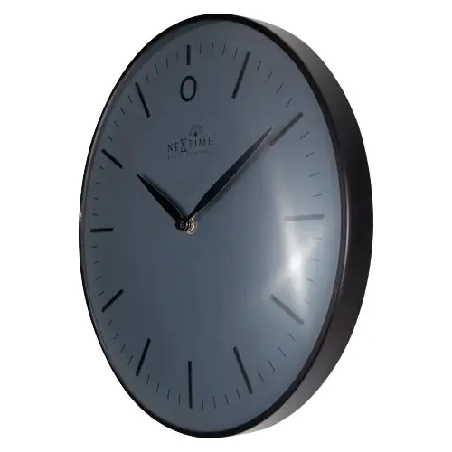 Nextime Funk-Wanduhr Small Glamour Ø 30 cm anthrazit