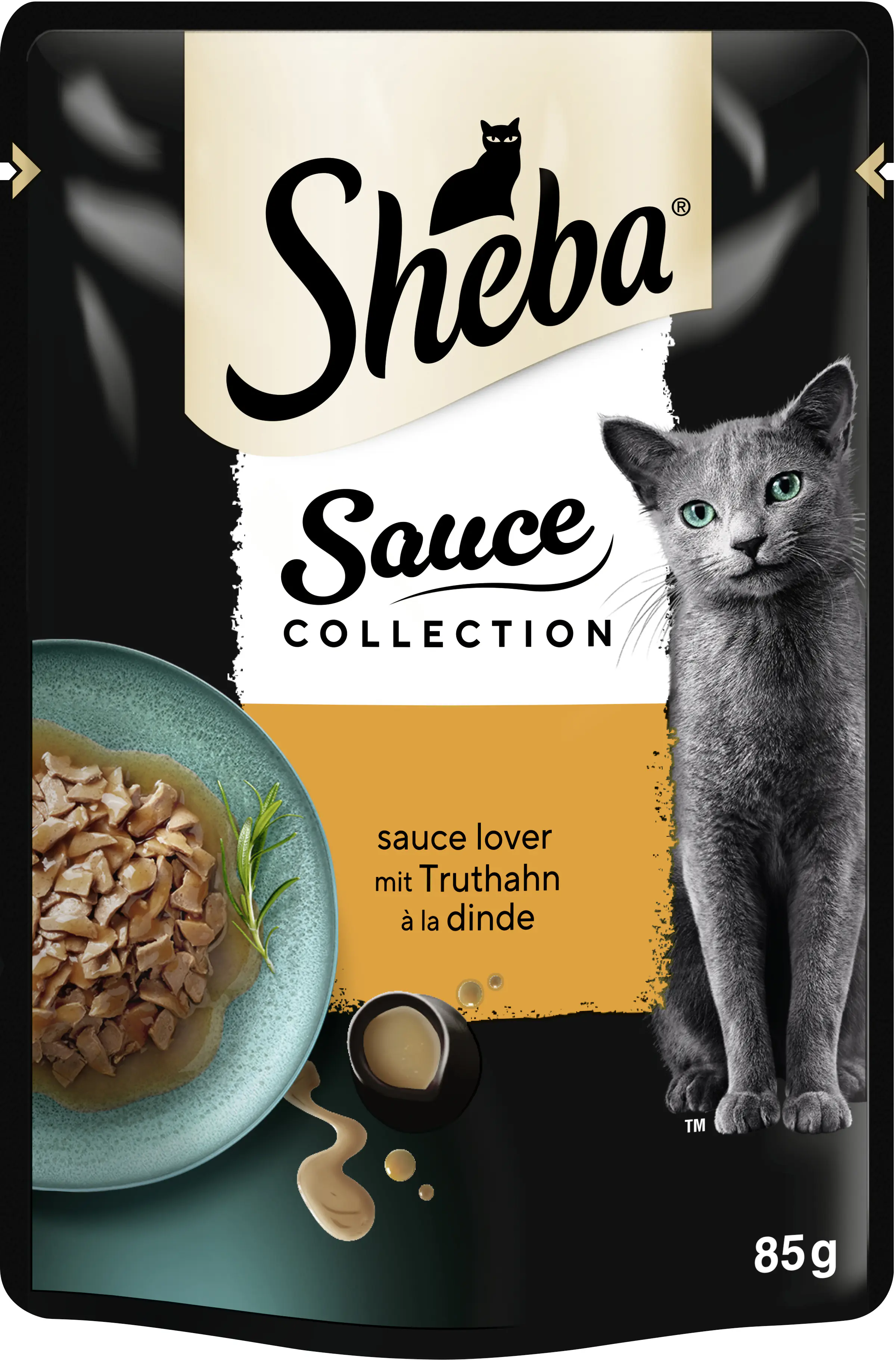 Sheba Pouch Katzennassfutter Adult 85 g Truthahn 