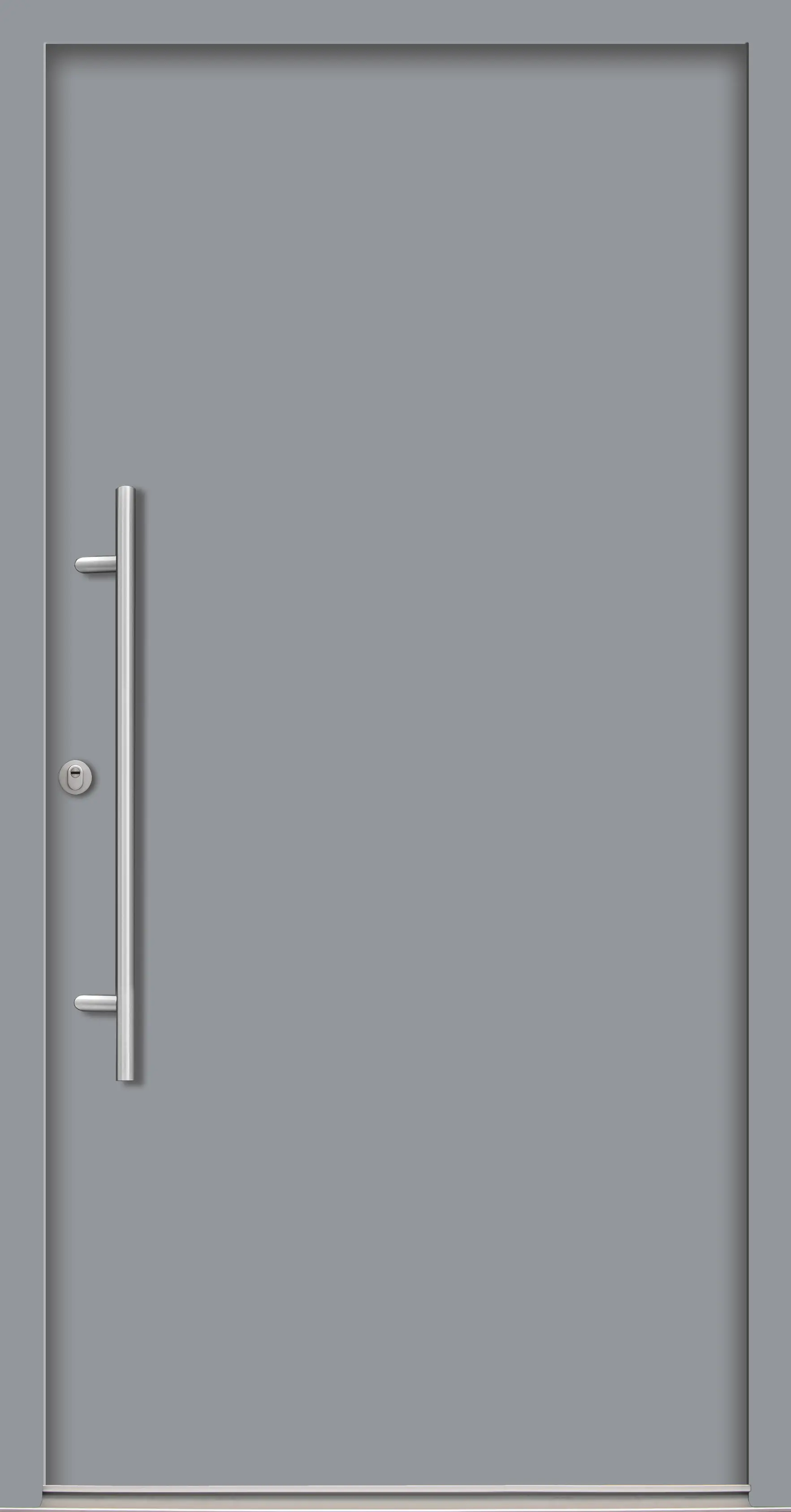 Splendoor Haustür Passivedoor Premium B05 RC2 Grau DIN Links 100 x 210 cm