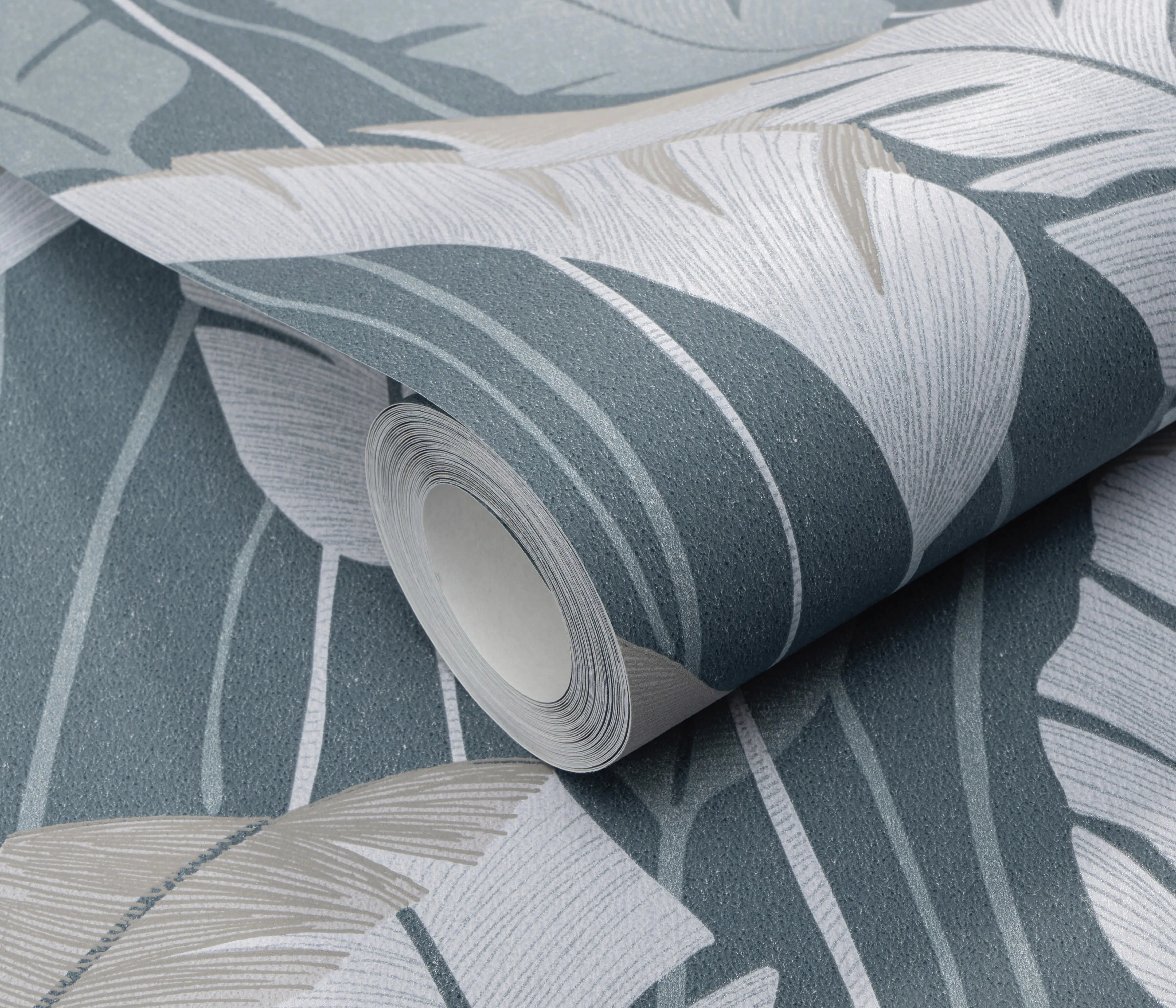 Erismann Vliestapete Floral 4Earth petrol 10,05 x 0,53 m