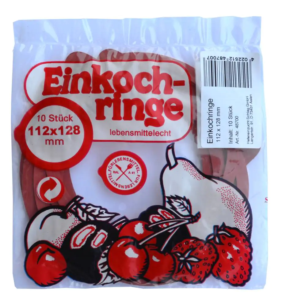 Vina Einkochringe 112 x 128 mm 10 Stück