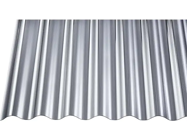 Gutta Polycarbonat-Wellplatte Sinus 76/18 300 x 90 cm 1,4 mm anthrazit
