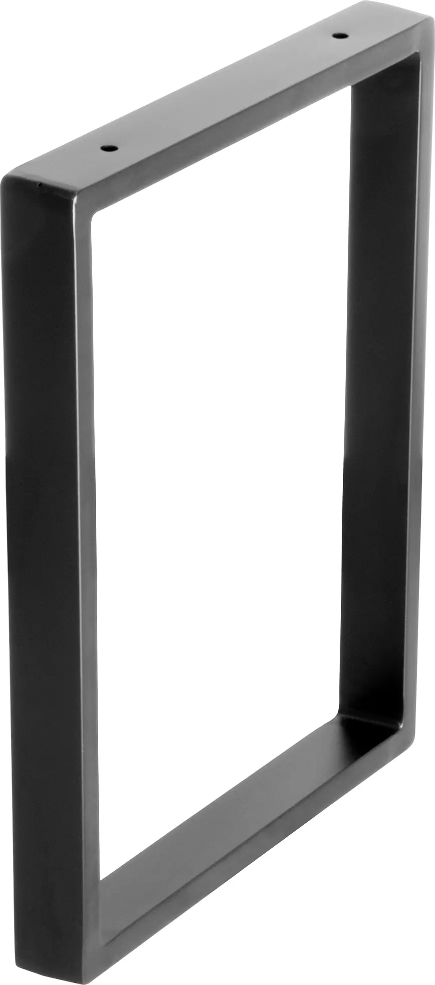 Wagner Möbelfuß Stahl 40 x 30 cm schwarz - 1 Stück