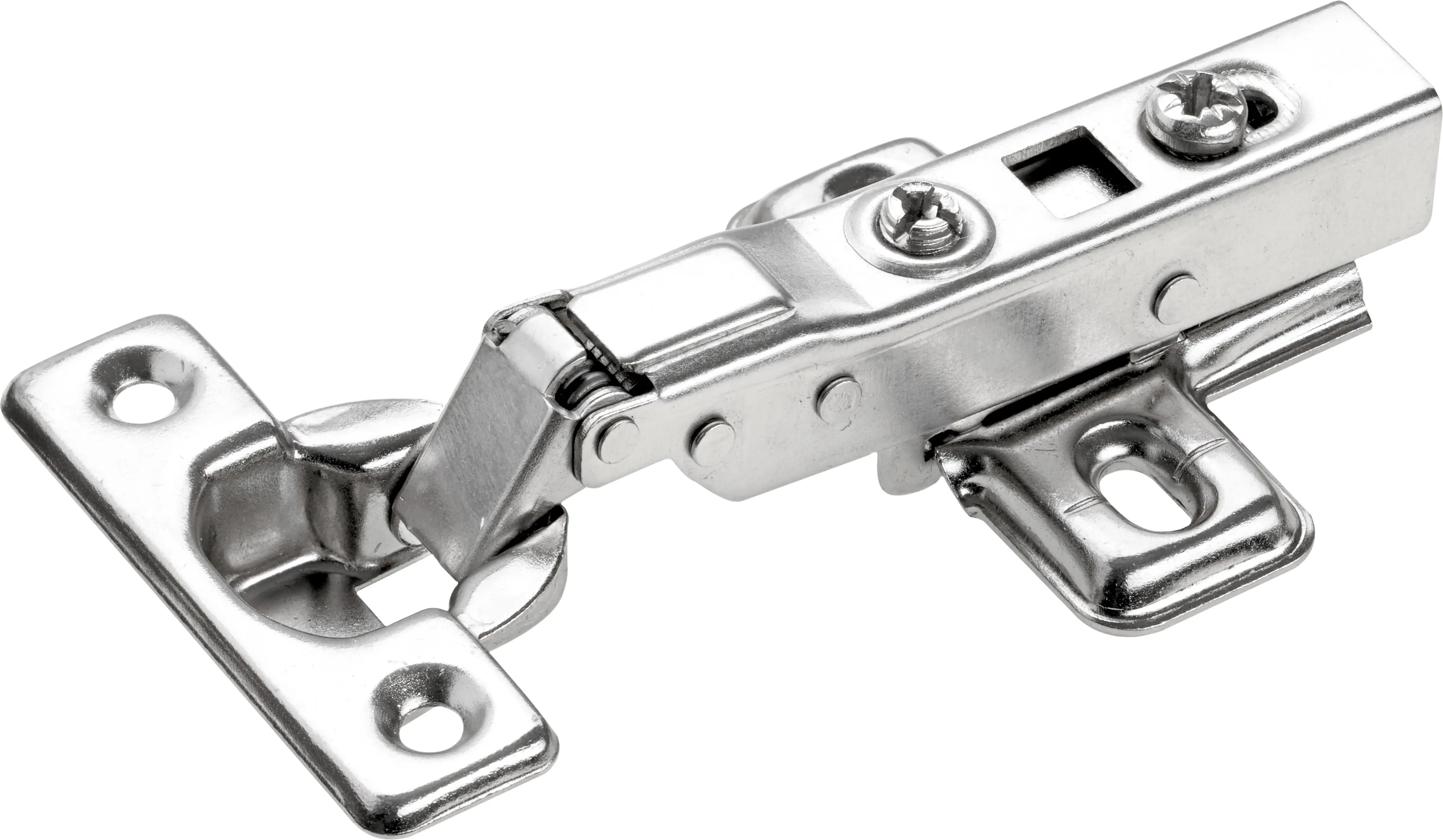 Hettich Topfscharniere Mini mit Klipsmontage und Dämpfung Mittelwand