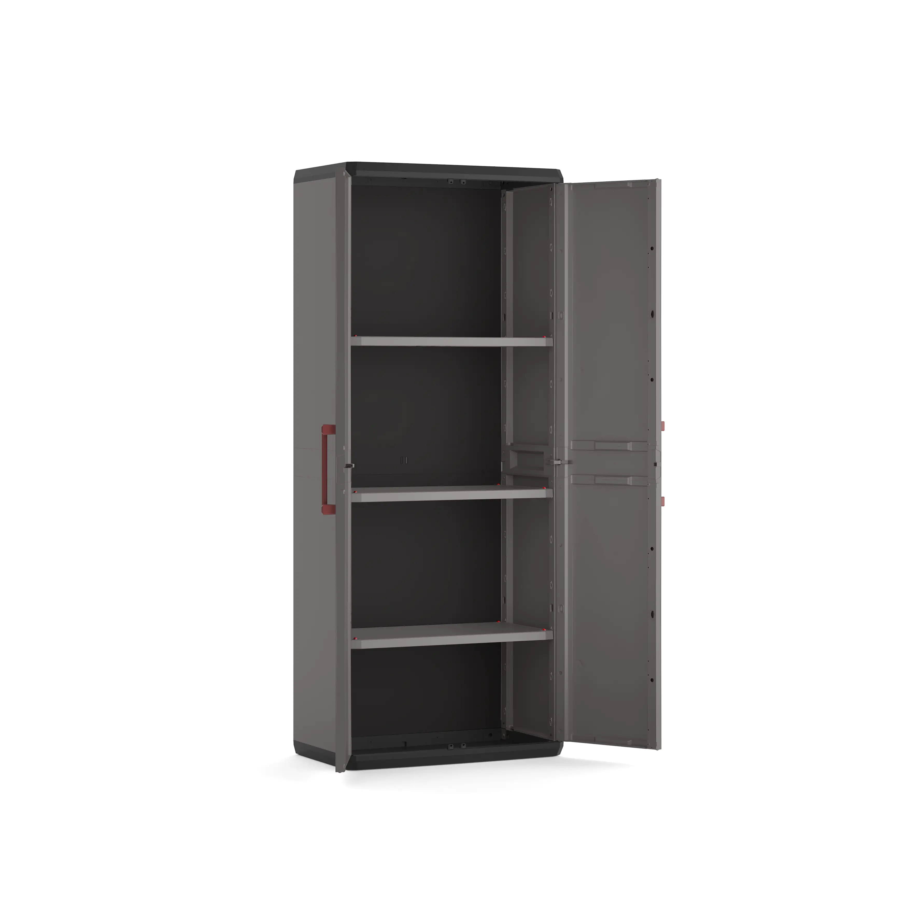 Keter Kunststoffschrank Quadra 166 x 68 x 39 und 83 x 68 x 39 cm