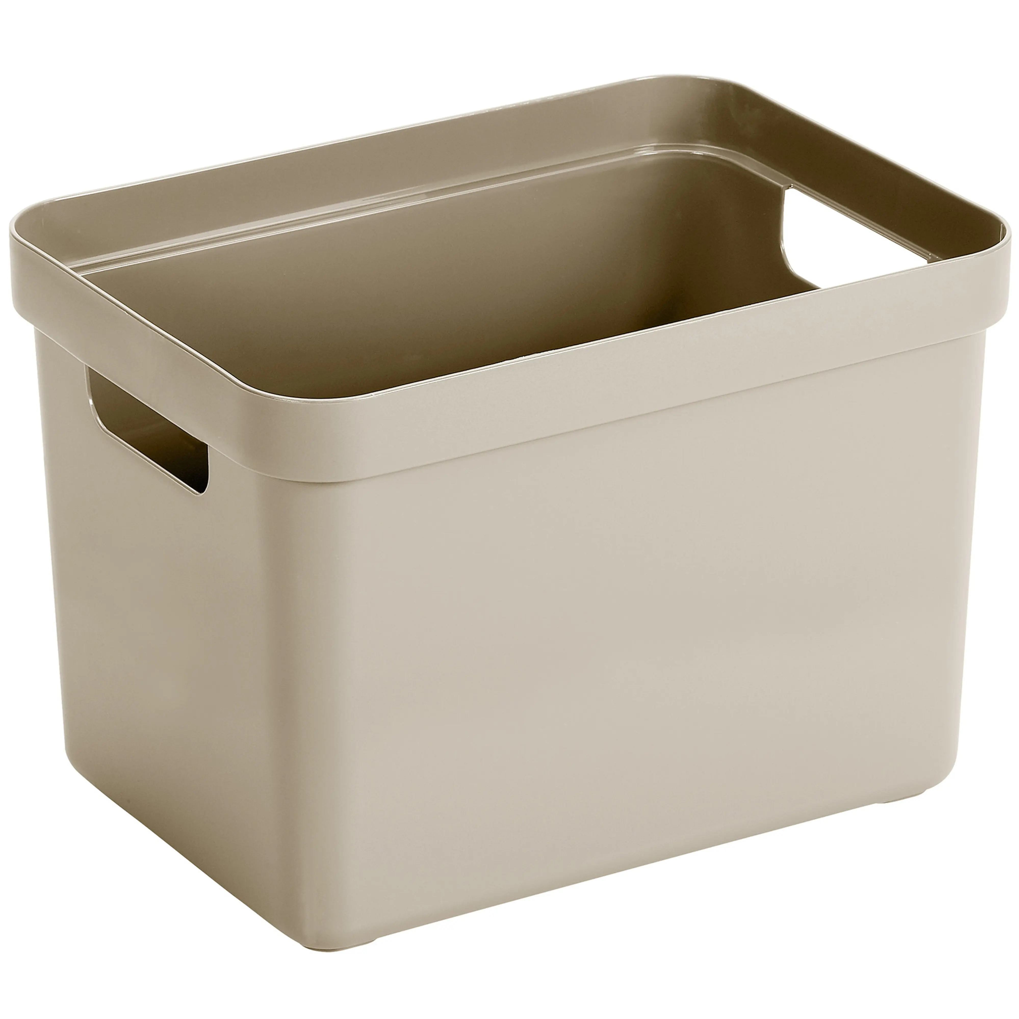 Sunware Aufbewahrungsbox Sigma Home mit Griffen 35 x 24,6 cm 18 L beige 3er Set