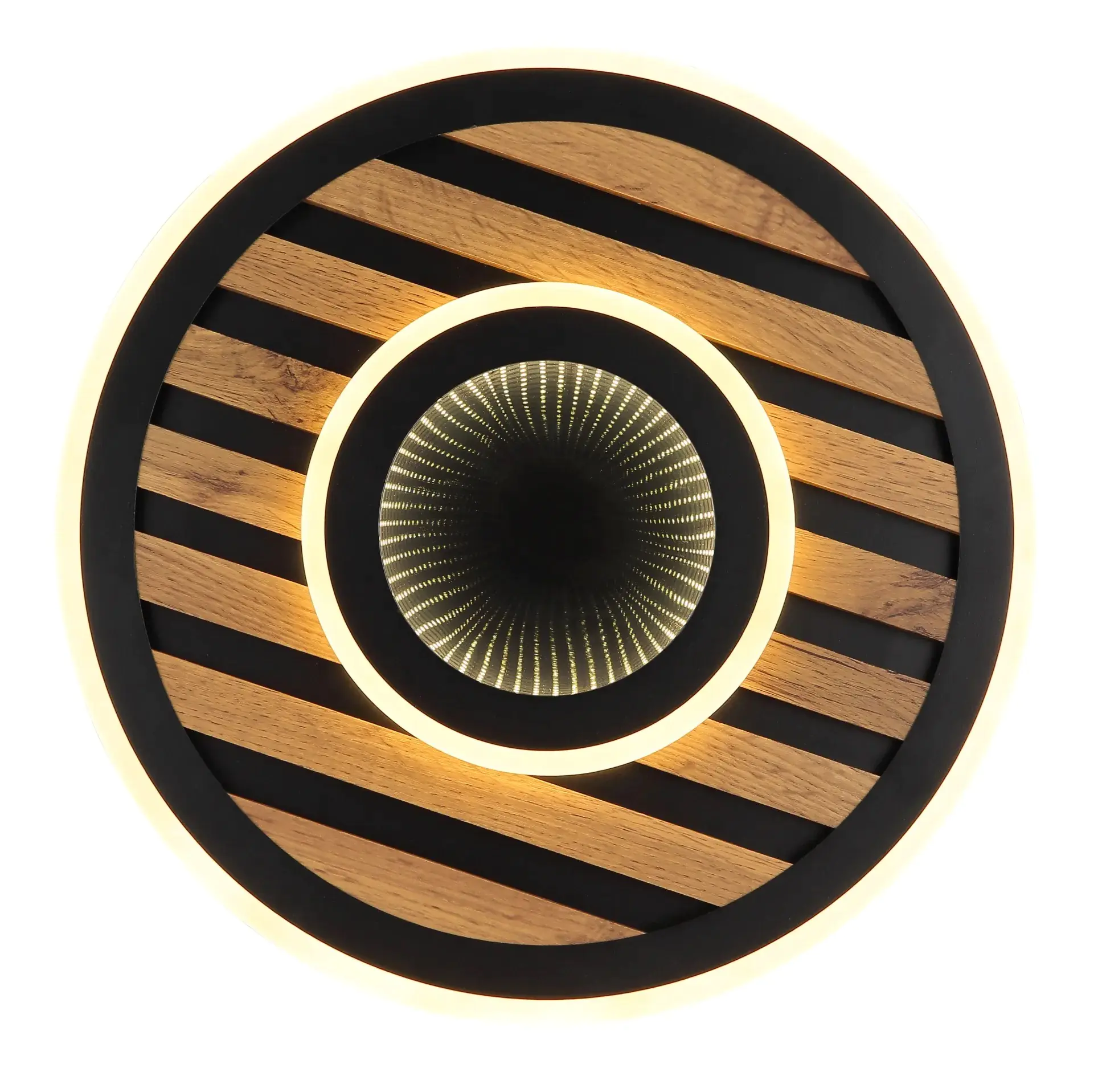Globo LED Deckenleuchte Woody Ø 40 cm